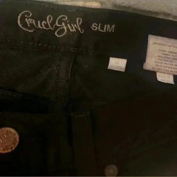 Cruel Girl Woman's Slim Jeans Size 11 Regular Denim Black NWT - Picture 6 of 7